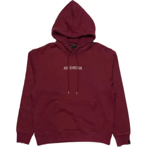 Jordan Sweatshirts Men's Red Crew Neck Moderate Regular