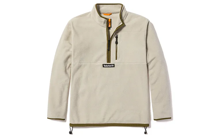 Timberland Sweatshirts Unisex Sand Stand Collar Moderate Regular