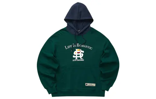 Skechers Romantic Crown Sweatshirts Unisex Forest Green Hooded Moderate Other