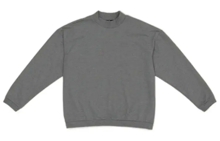 New Balance Sweatshirts Men's Gray Half-Turtleneck Moderate