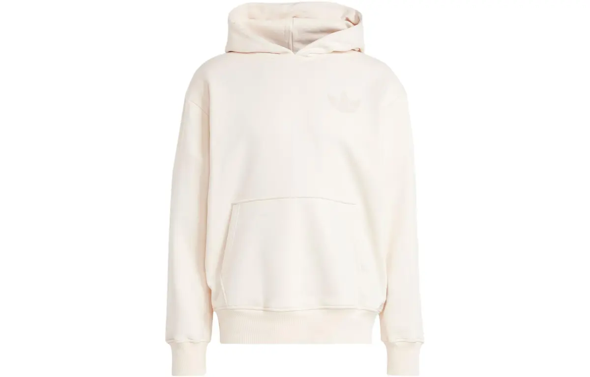 Adidas Originals Sweatshirts Men's Wonder White Hooded Moderate Regular