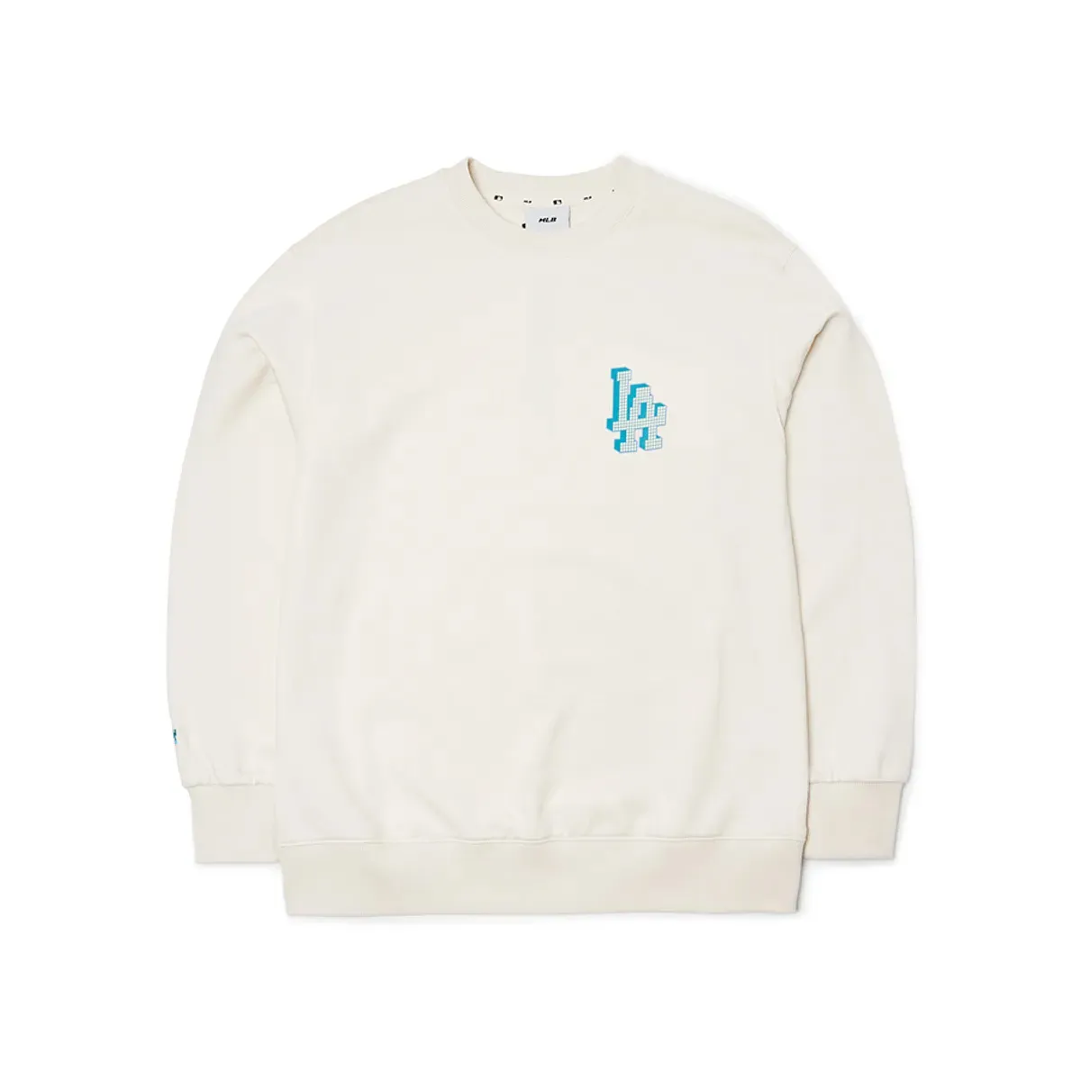 MLB Sweatshirts Unisex Ecru Crew Neck Moderate