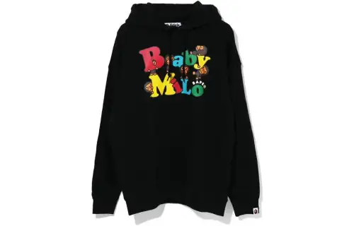 A BATHING APE Bape Sweatshirts Unisex Hooded Moderate