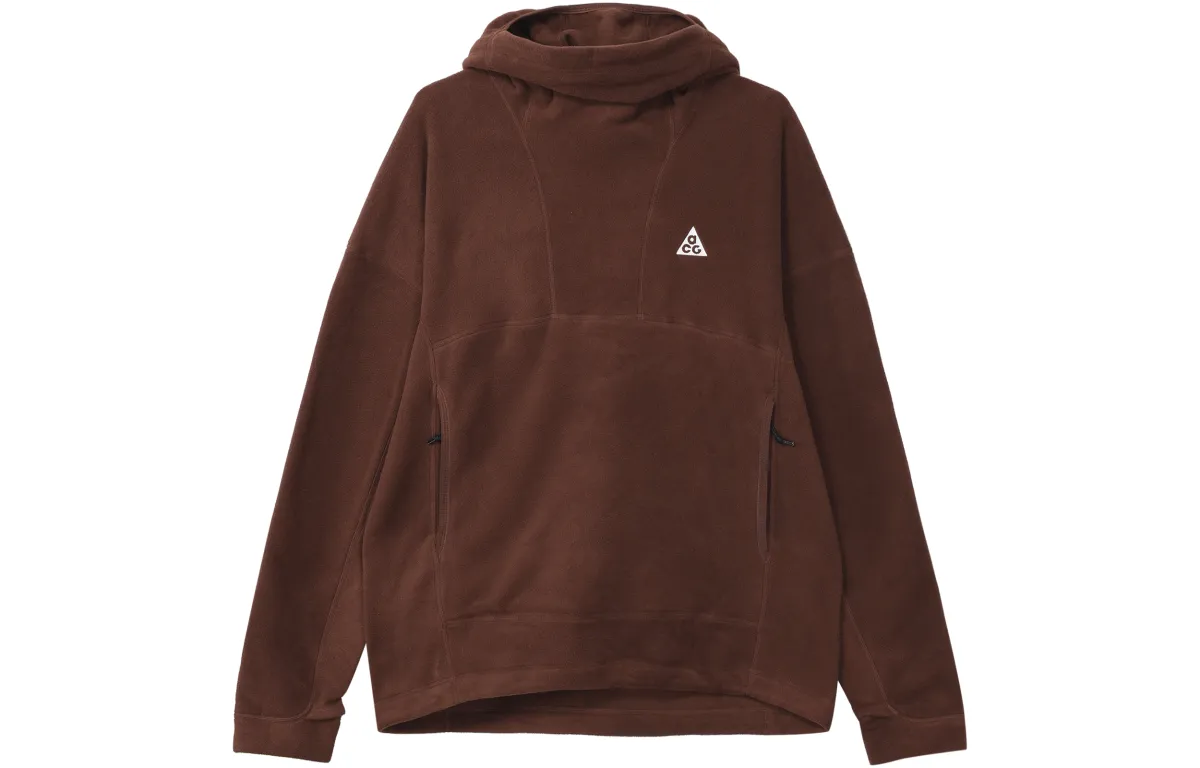 Nike Sweatshirts Men's Brown Hooded Moderate Regular