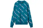 ANTA Life Collection Sweatshirts Men's Turquoise Crew Neck Moderate Regular