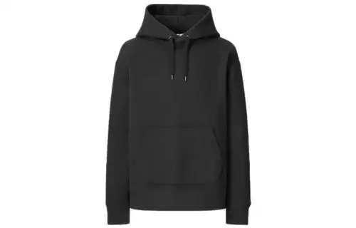 UNIQLO Sweatshirts Unisex Black Hooded Moderate Other