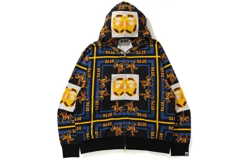 Bape Double Ape Head Relaxed Full Zip Hoodie
