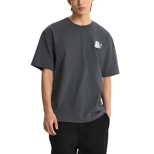 New Balance UNI NB BOY T Shirt Men's 60 Charcoal