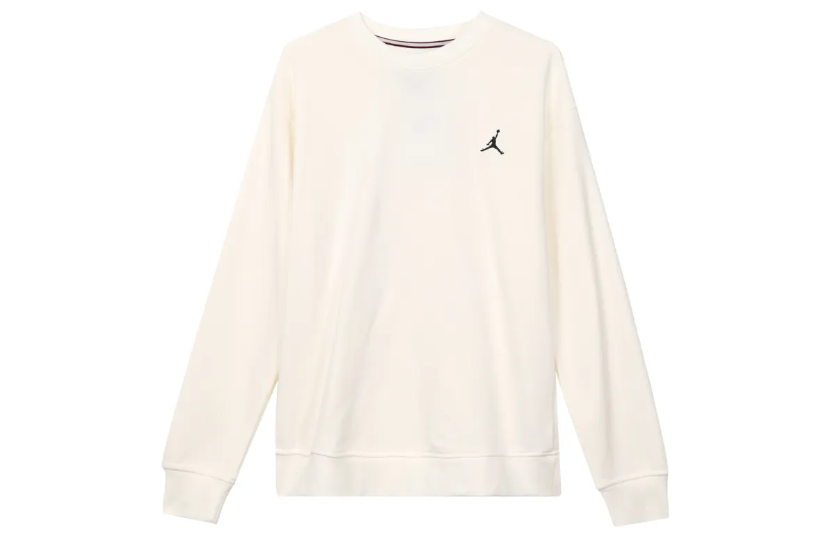 Jordan MJ FLC CREW GCEL Sweatshirts Men's White Crew Neck Moderate Regular