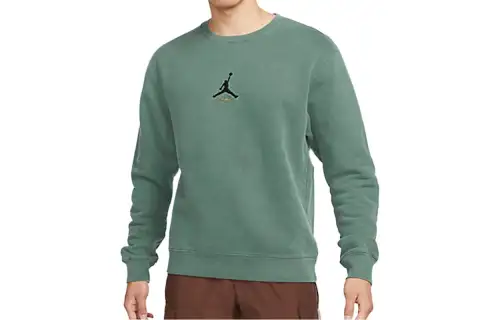 Jordan Heritage Sweatshirt As M J Flt Hrtg Flc Crew Sweatshirt Men's Green