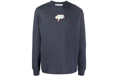OFF WHITE Degradé Thund Skate L/S Tee