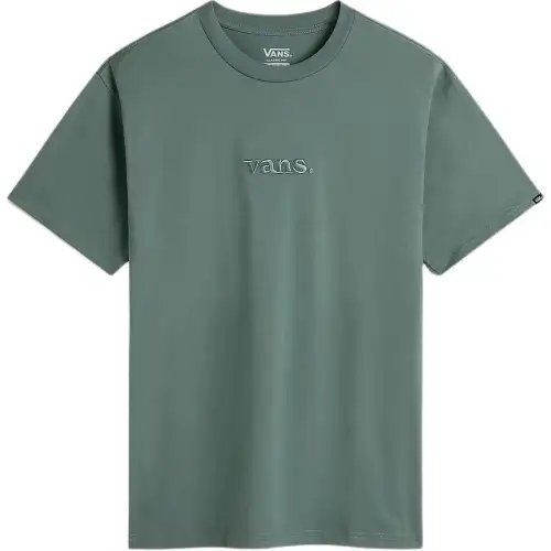 Vans T Shirts Unisex Green Crew Neck Moderate Straight Fit