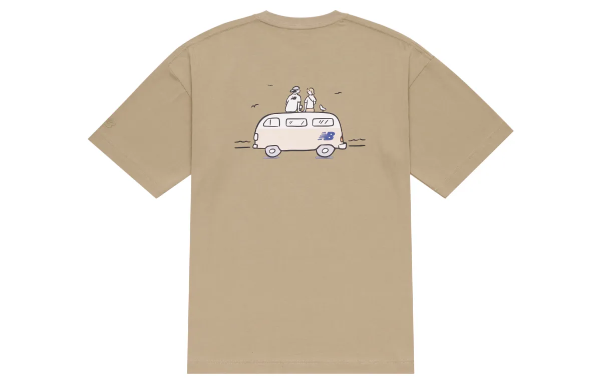 New Balance x PK SHEJISHILIANMINGKUAN T Shirt Unisex Khaki