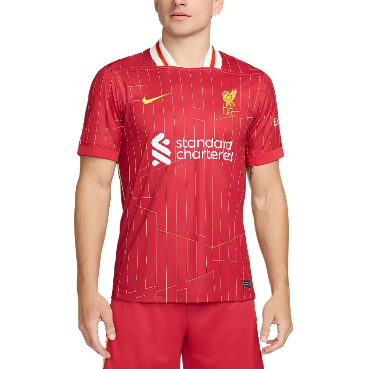 Nike Liverpool Fc 2024/25 Stadium Home Men's Nike Dri FIT Soccer Replica Jersey