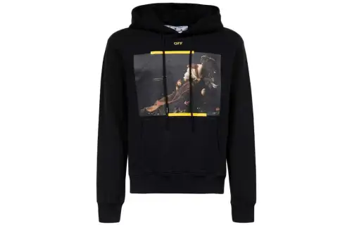 OFF WHITE Arrow Caravaggio St. Fran Slim Hoodie