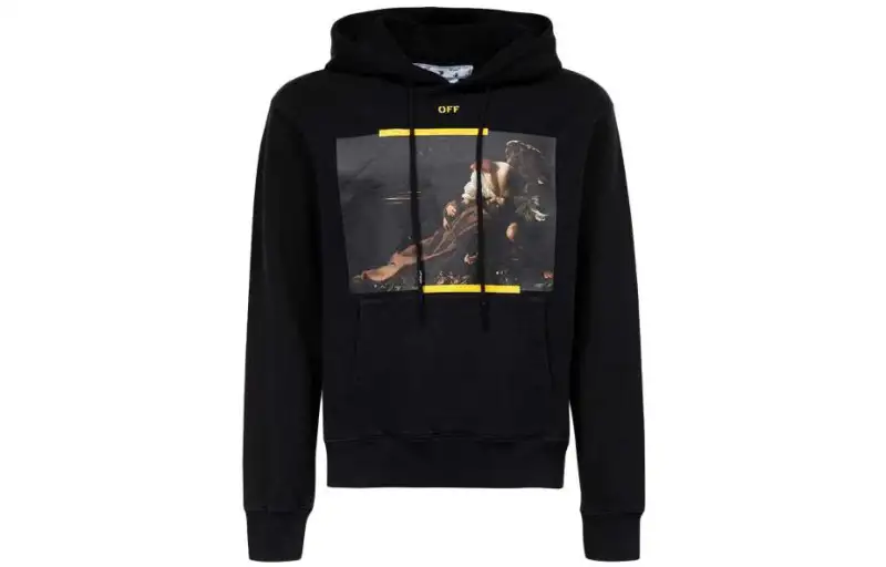 OFF WHITE Arrow Caravaggio St. Fran Slim Hoodie