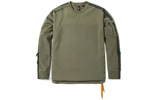Timberland Sweatshirts Men's Green Crew Neck Moderate Regular