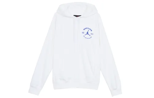 Jordan Sweatshirts Men's White Hooded Moderate Regular