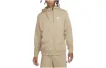 Nike Sweatshirts Men's Khaki Hooded Moderate Regular