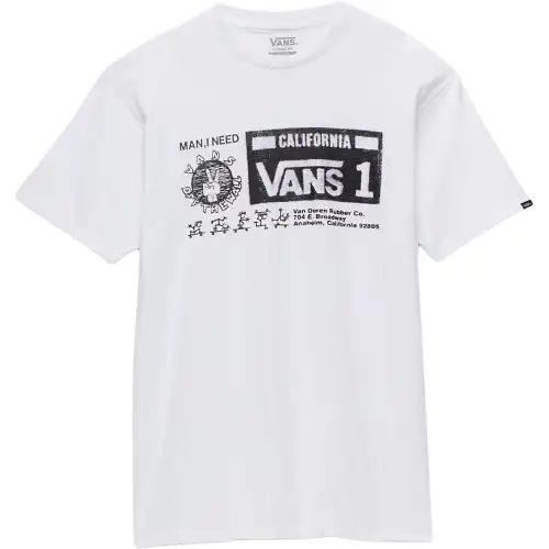 Vans Warehouse Art T Shirt Men's White