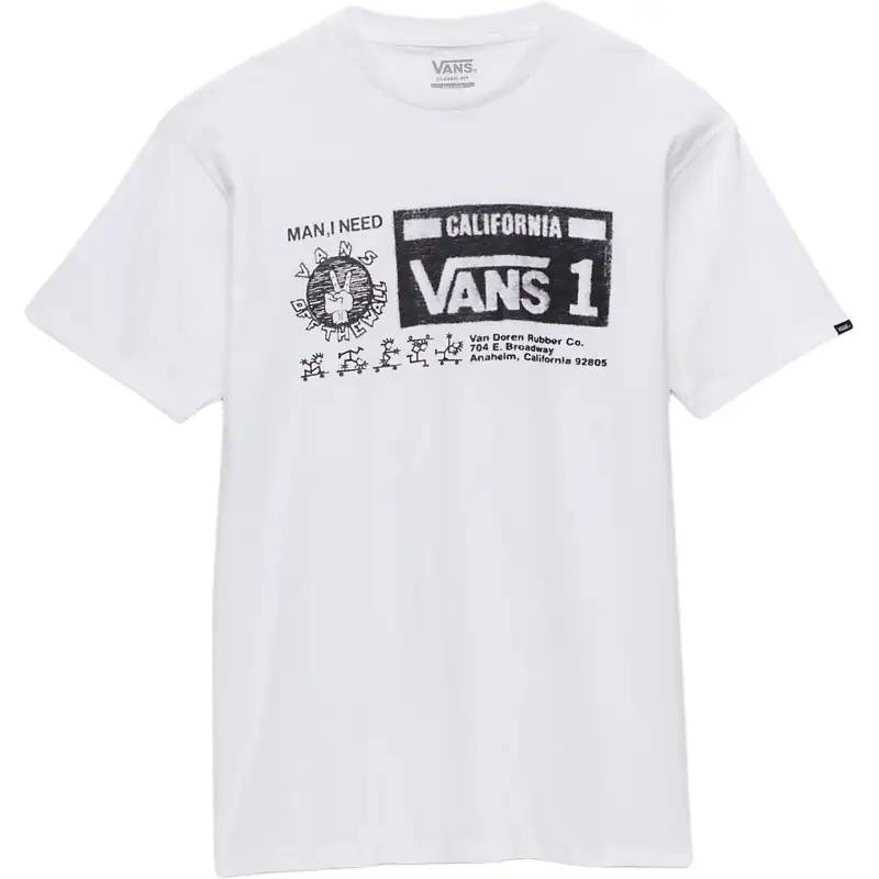 Vans Warehouse Art T Shirt Men's White