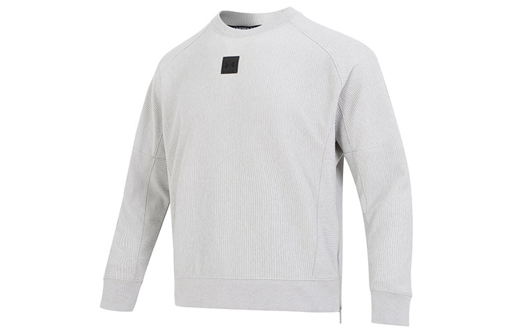 Under Armour Sweatshirts Men's Gray Crew Neck Moderate Regular