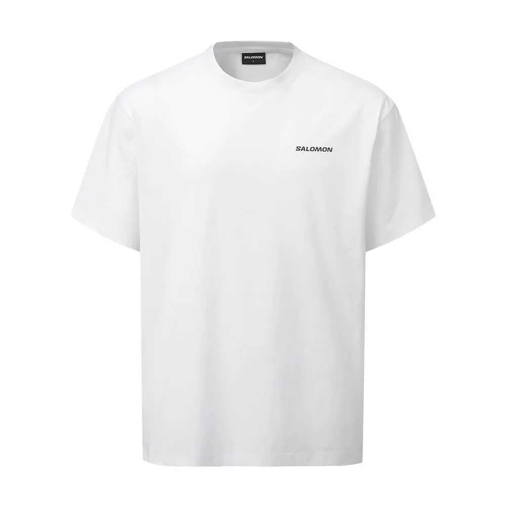 SALOMON UNI T Shirt Unisex White