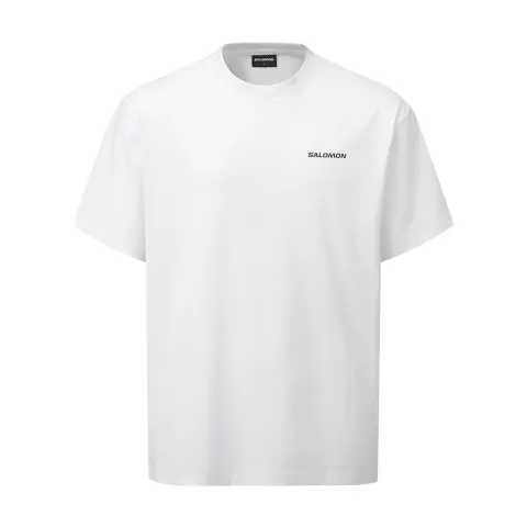 SALOMON UNI T Shirt Unisex White