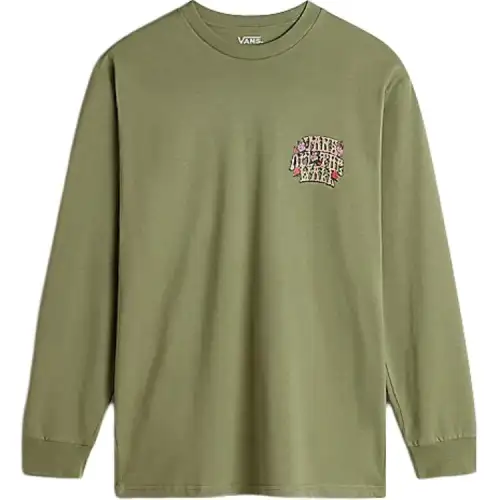 Vans Checking Out T Shirt Men's Green
