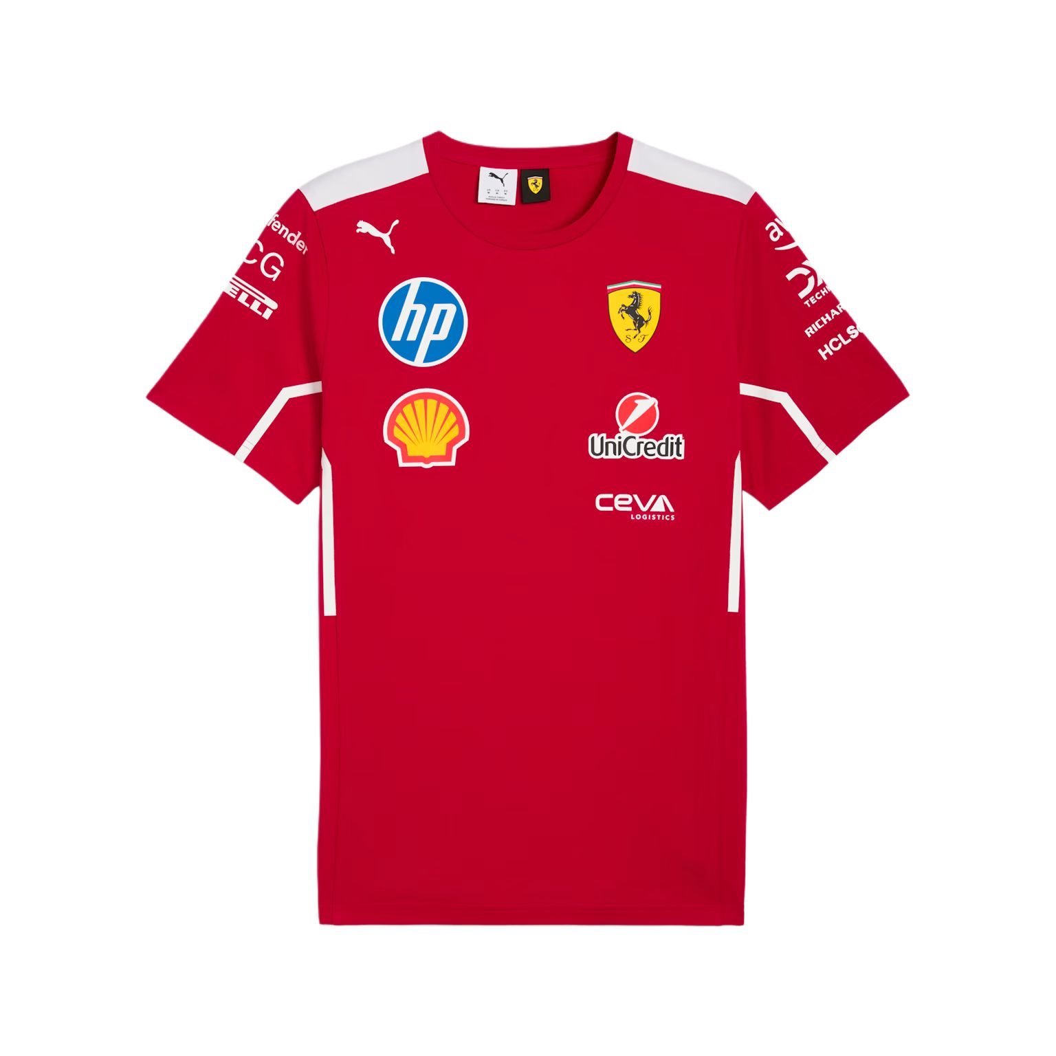 Мужская футболка PUMA FERRARI SCUDERIATEAM HP 2025 (вишневая)