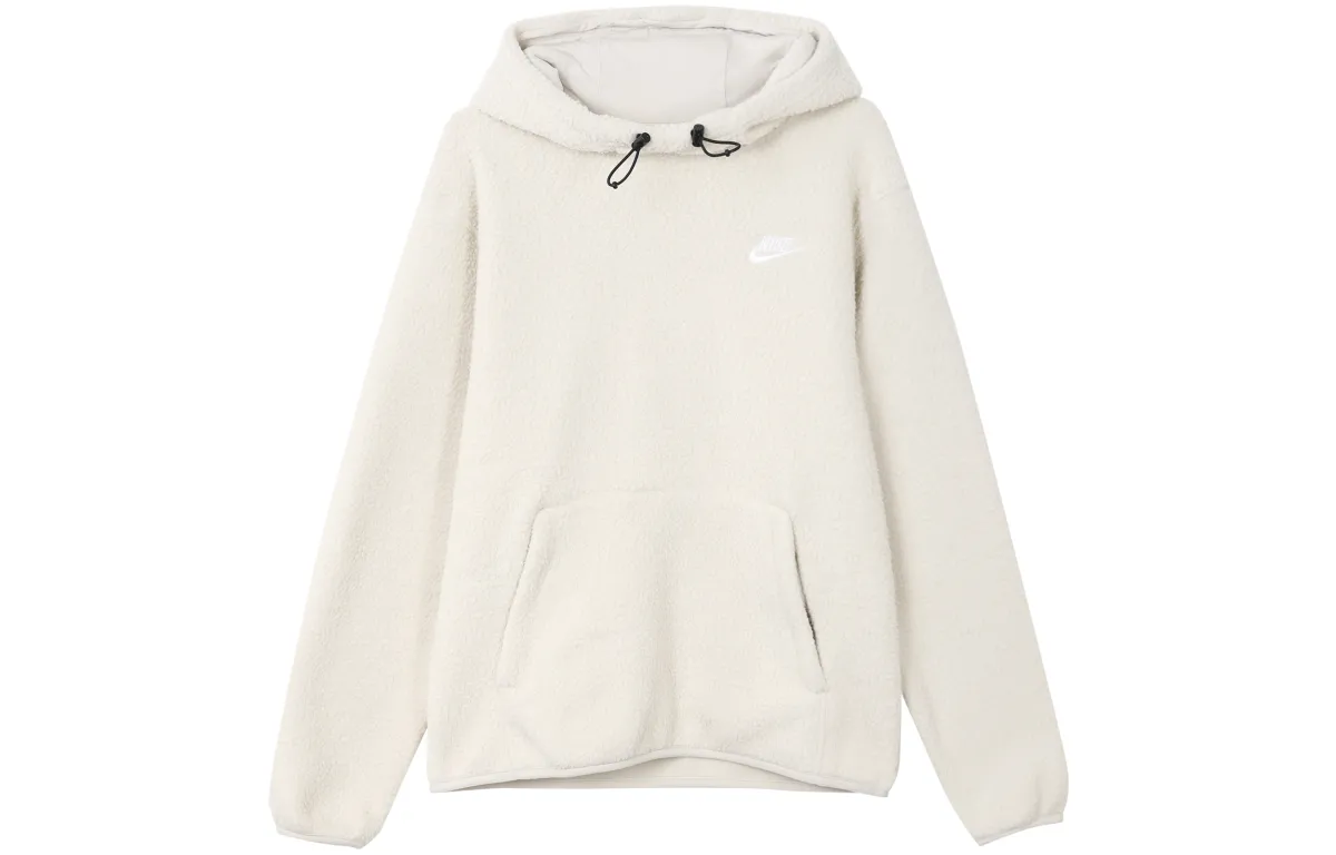 Nike Sweatshirts Men's Ecru Hooded Thickened Regular
