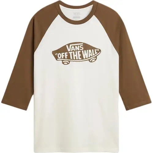 Vans T Shirts Men's Brown Crew Neck Moderate Straight Fit