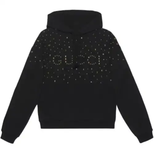 【Previous Season】logo-stud hoodie
