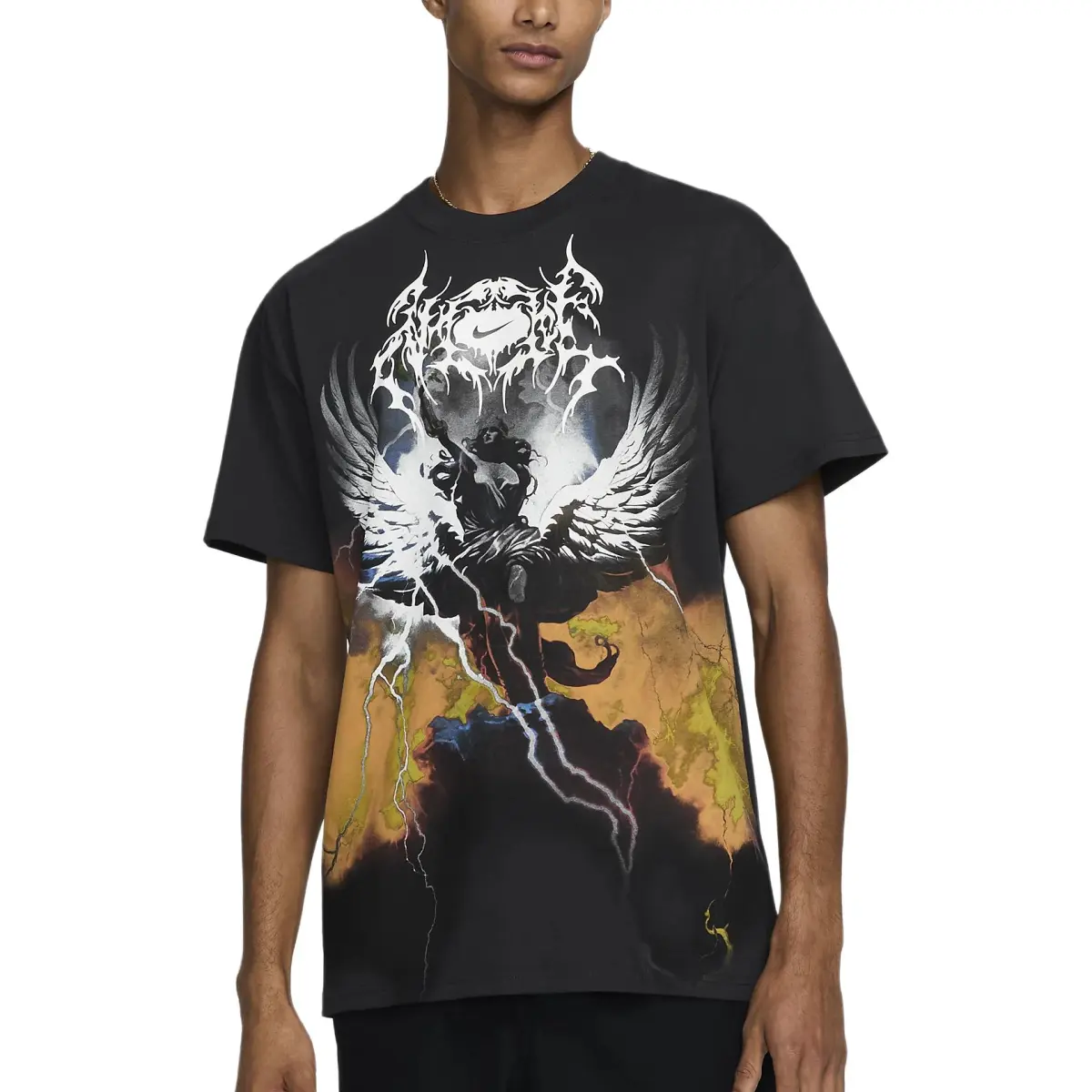 Nike Max90Sportswear T Shirt Men's Dark Black