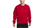 Nike Sweatshirts Men's Red Crew Neck Moderate Regular