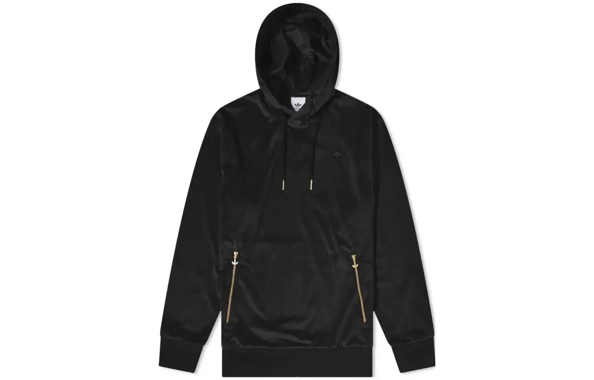 Adidas Originals Sweatshirts Men's Black Hooded Thickened Regular