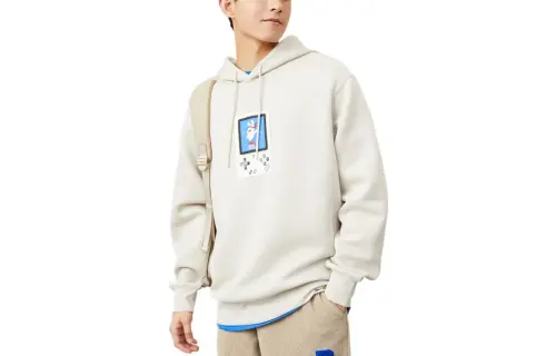 ANTA Life Collection Sweatshirts Unisex Timber Hooded Thickened Regular