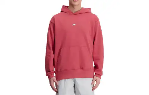 New Balance Sweatshirts Men's Pink Hooded Moderate Regular