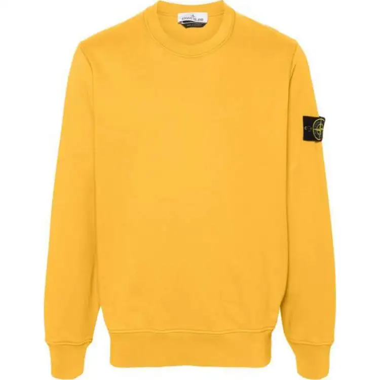 STONE ISLAND Logo Patch Crewneck Sweatshirt