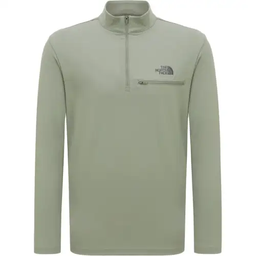 THE NORTH FACE M'S MOUNTAIN FLEX ZIP TEE T Shirt Men's Green