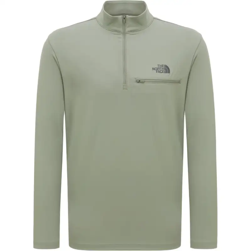 THE NORTH FACE M'S MOUNTAIN FLEX ZIP TEE T Shirt Men's Green