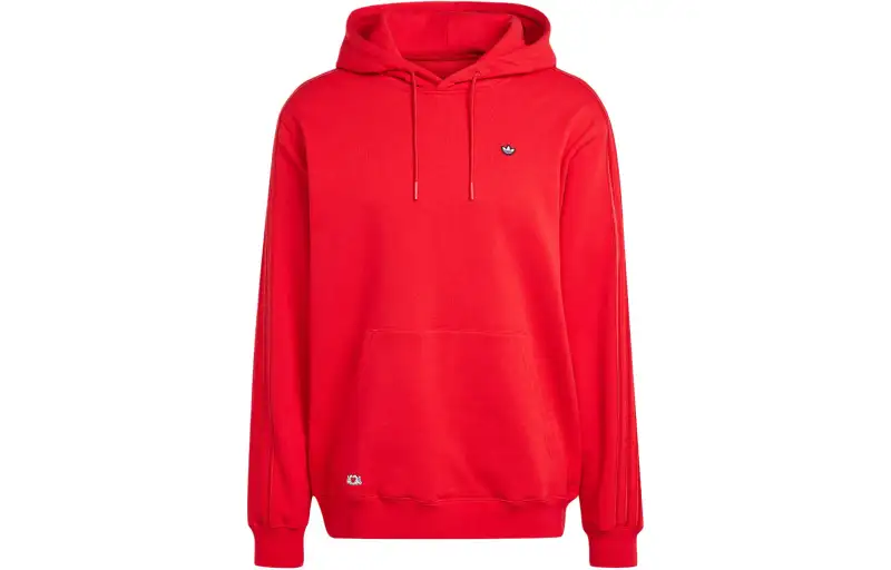 Adidas Originals x MILAOSHU Mickey Mouse Sweatshirt Men's Red