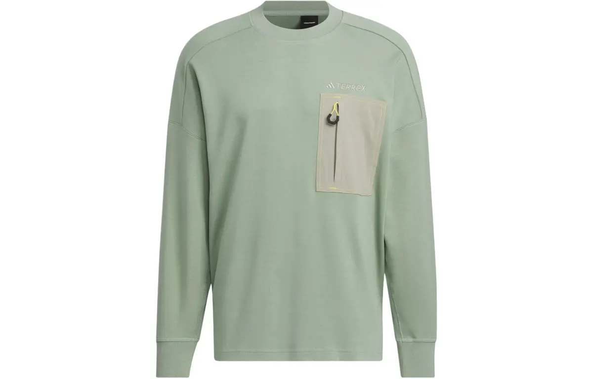 Adidas x NATIONAL GEOGRAPHIC Crew Sweatshirt Men's Dusty Green