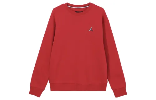 Jordan Sweatshirts Men's Red Crew Neck Moderate Regular