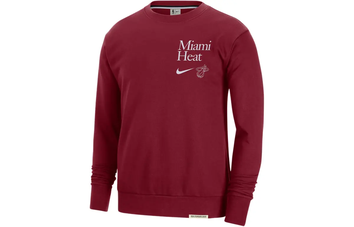 Nike Dri FIT NBA Standard Issue Sweatshirt Men's Dark Red