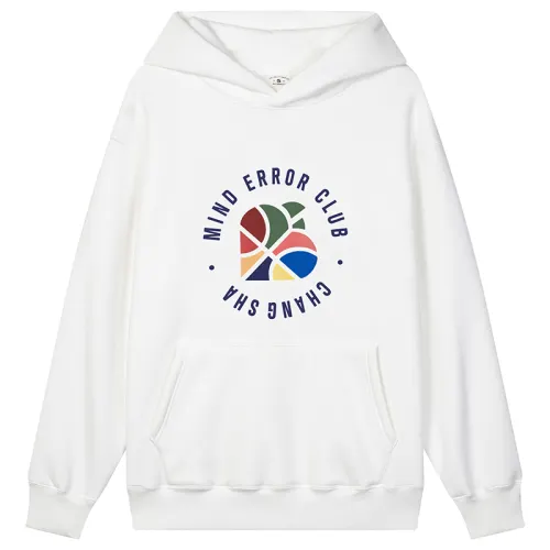 MIND ERROR Sweatshirts Unisex Hooded Thickened Regular