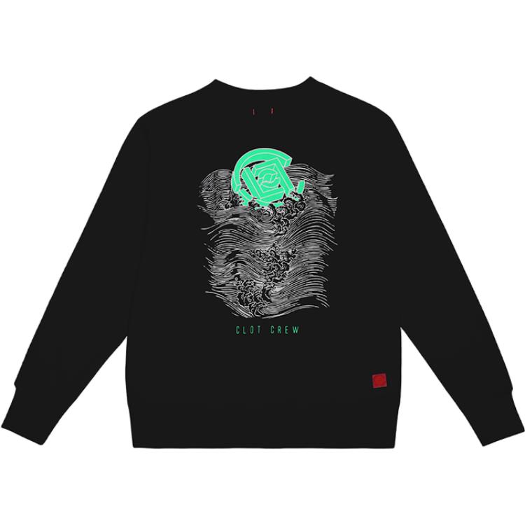 Мужское худи CLOT C-Culture Crewneck (черное)