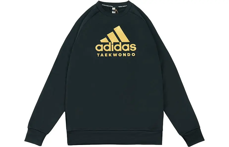 Adidas Sweatshirts Unisex Gold Logo Large Logo Crew Neck Moderate Other