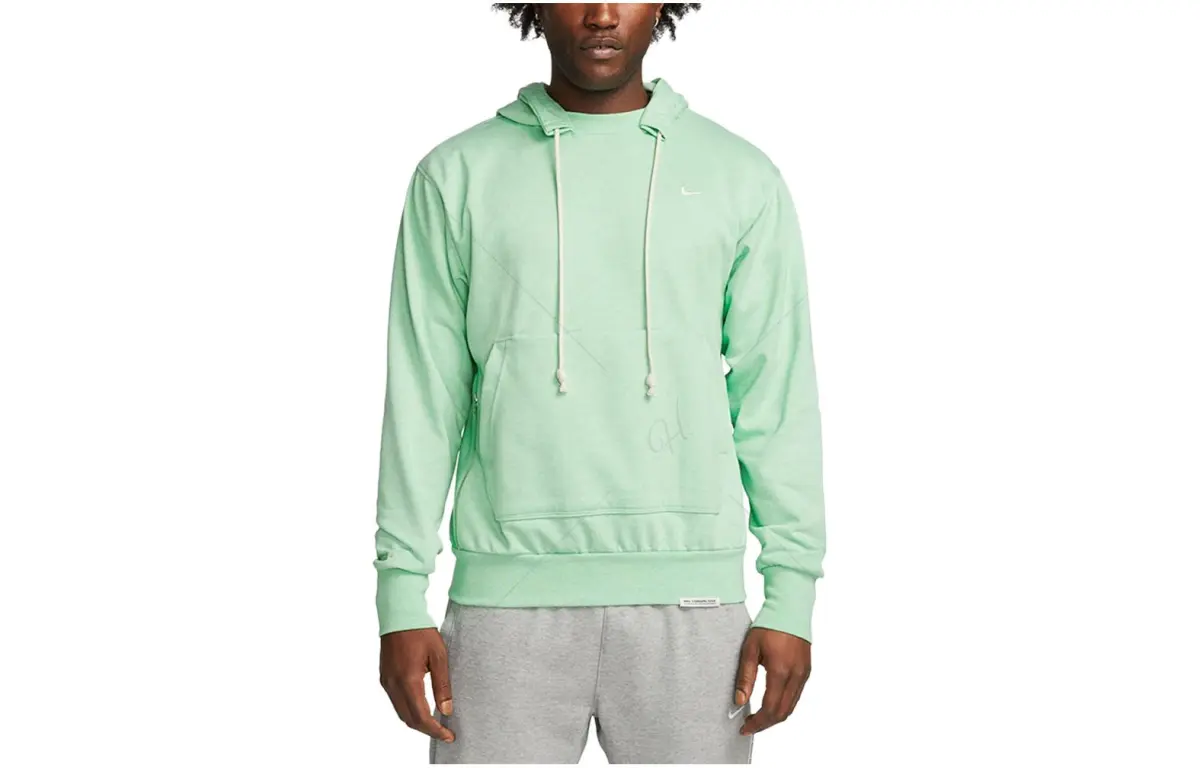 Nike Sweatshirts Men's Green Hooded Moderate Regular