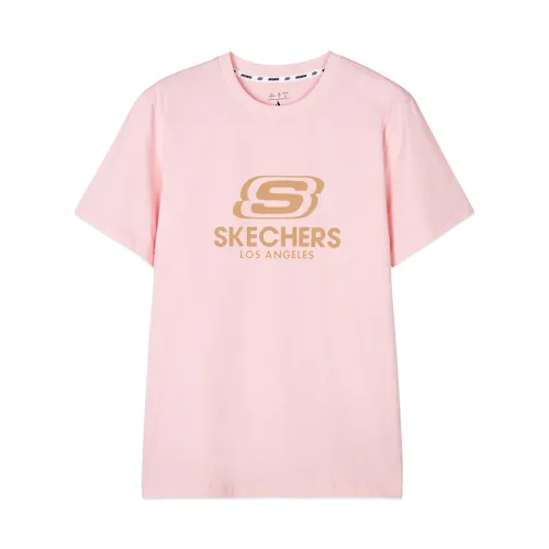 Skechers T Shirt Unisex Chalk Pink
